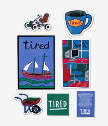  Tired FW23 Sticker Pack