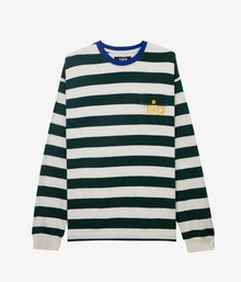  Tired Squiggly Logo Striped Pocket Longsleeve
