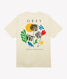  Obey Flowers Papers Scissors T-Shirt