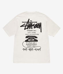  Stussy Old Phone Pig. Dyed T-Shirt