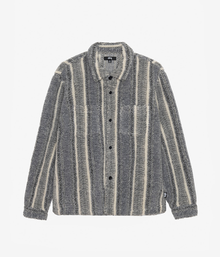  Stussy Stripe Sherpa Shirt