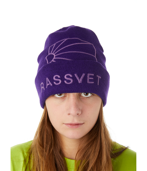 Rassvet Men Logo Beanie Knit