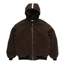  Pop Logo Hooded Flight Jacket Delicioso