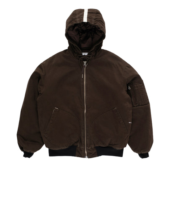 Pop Logo Hooded Flight Jacket Delicioso