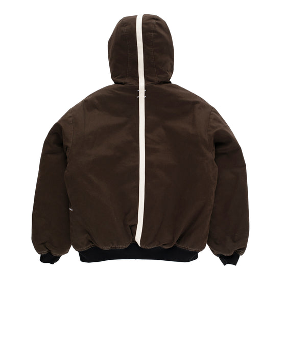 Pop Logo Hooded Flight Jacket Delicioso