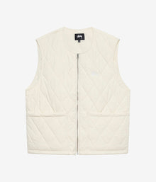 Stussy Diamond Quilted Vest