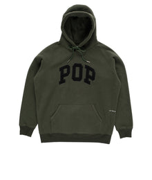  Pop Arch Hooded Sweat Duffel Green