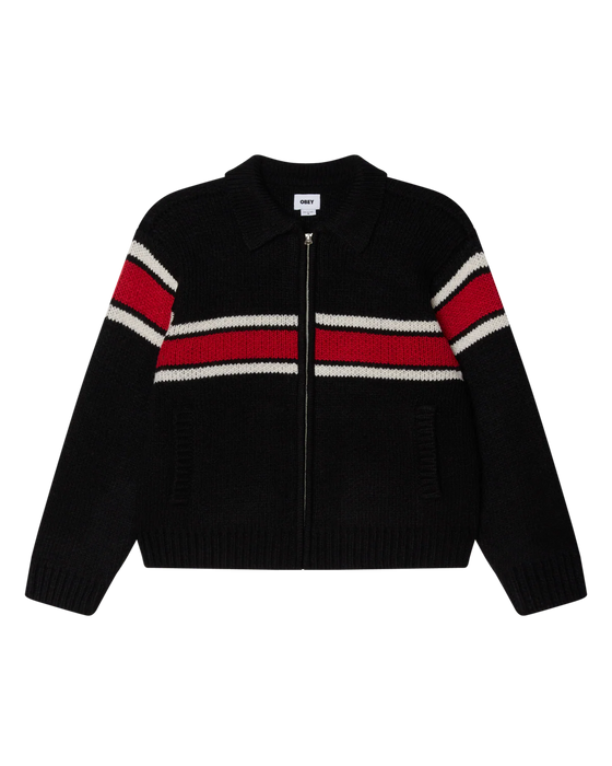 Obey Bernard Zip Up Sweater
