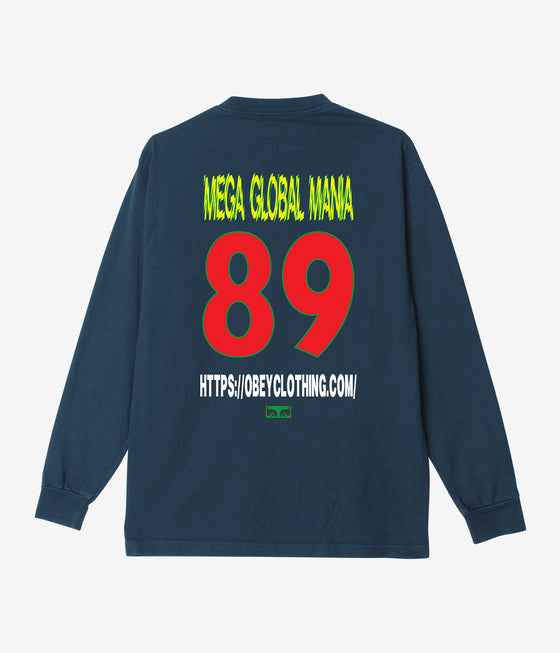 Obey Mega Global Mania Ls T-Shirt