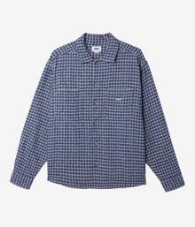  Obey Bigwig Micro Plaid Woven Shirt