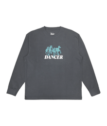  Dancer Step Aside LS T-Shirt Charcoal