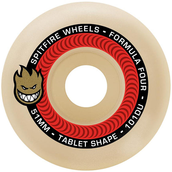 Spitfire Formula Four Tablets Wheel 101D - Red
