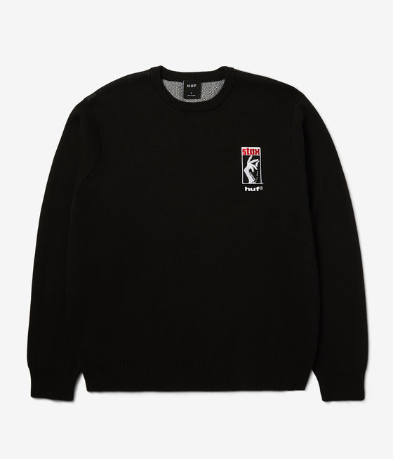 Huf Black Moses Knit Sweater
