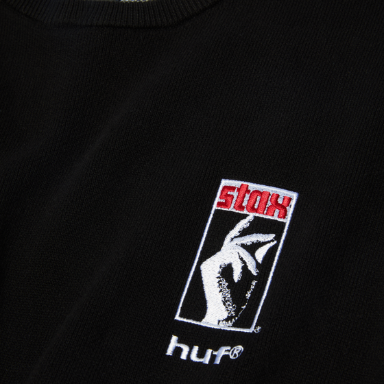 Huf Black Moses Knit Sweater