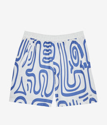  Helas Abstract Pique Short
