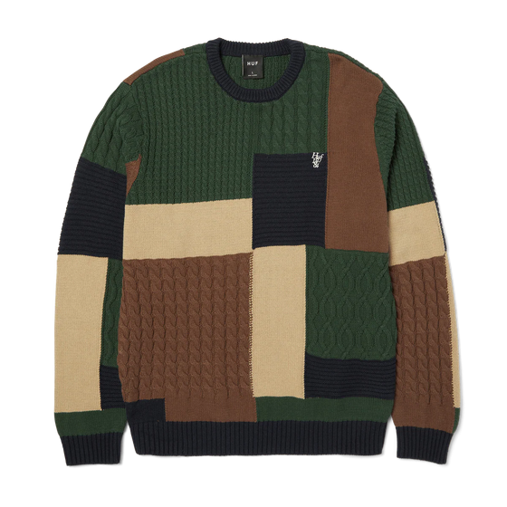 Huf Columbia Cable Knit Sweater