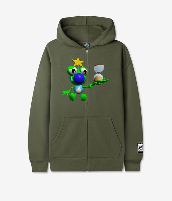 Lo-Fi Countdown Zip-Thru Hood