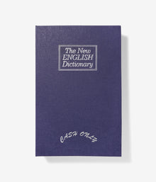  Cash Only Dictionary Stash Box