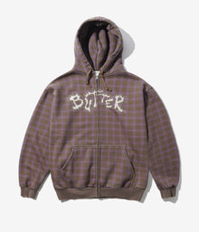  Butter Goods Eruption Zip-Thru Hooded Sweater