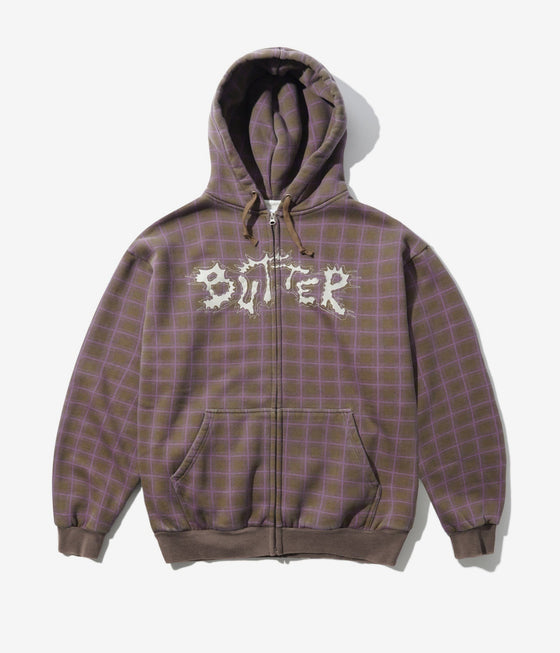 Butter Goods Eruption Zip-Thru Hooded Sweater