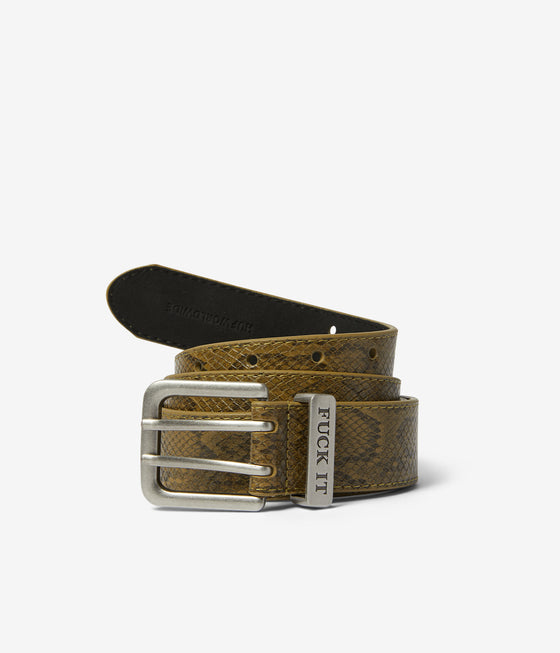 Huf Fuck It Snakeskin Belt