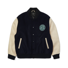  Huf Global Transit Varsity Jacket Navy