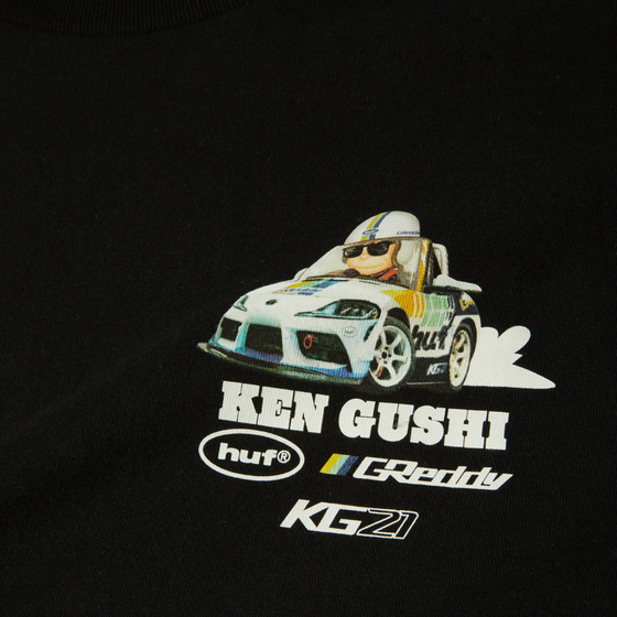 Huf x Greddy Gushi S/S T-Shirt Black