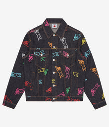  Ice Cream A/O Running Dog Denim Trucker Jacket