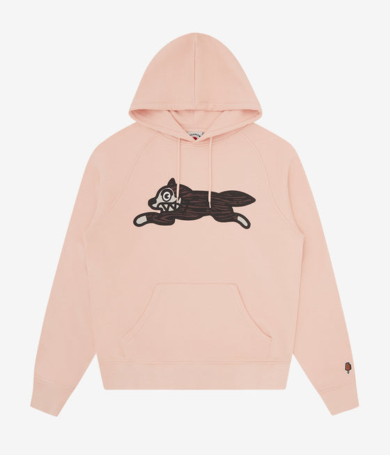 Ice Cream Woodgrain Running Dog Popover Hood