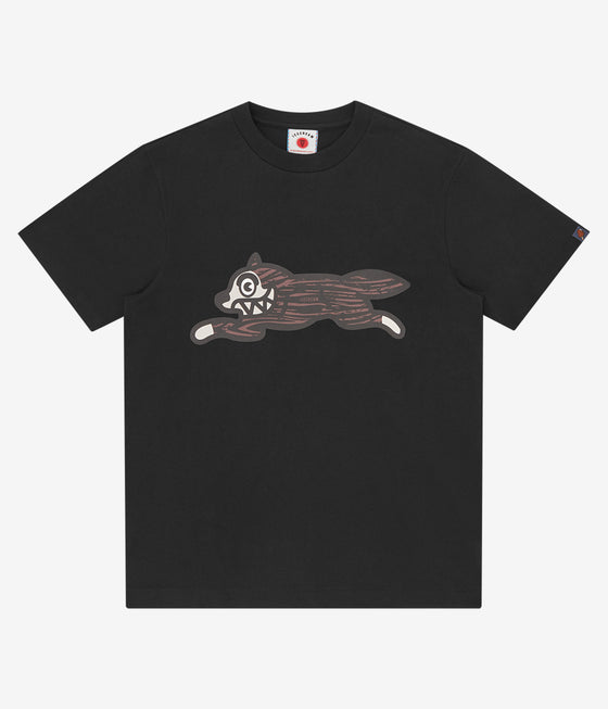 Ice Cream Woodgrain Running Dog T-Shirt