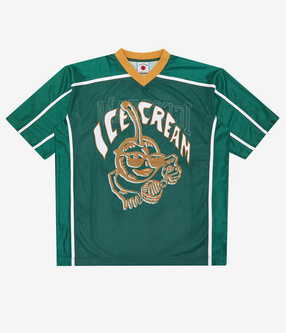 Ice Cream Cherry Applique Football Top