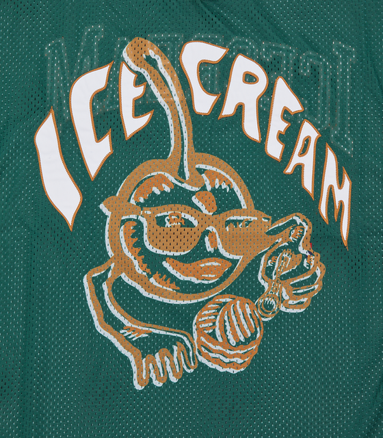 Ice Cream Cherry Applique Football Top