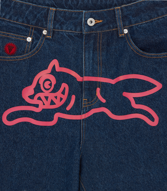 Ice Cream Running Dog Denim Pant