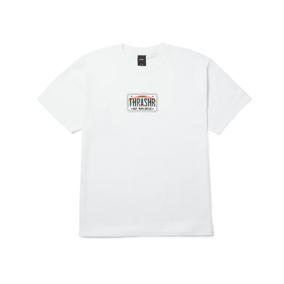 Huf X Thrasher License Plate SS T-Shirt