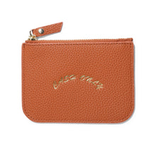  Cash Only Leather Zip Wallet