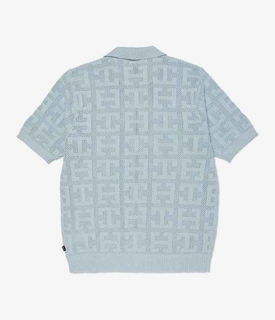 Huf Monogram Jacquard Zip Sweater