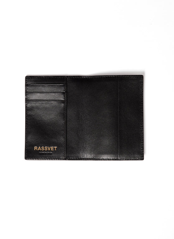 Rassvet Logo Passport Holder Leather