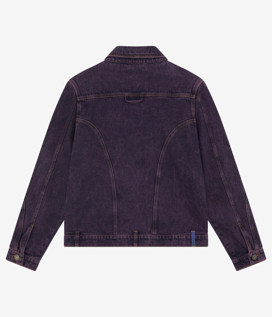 Rassvet Men Zip Denim Jacket Woven