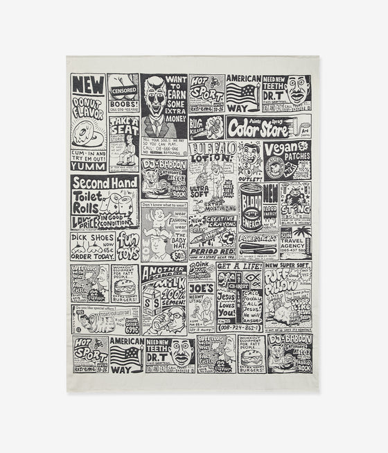 Polar Newspaper Picnic Blanket