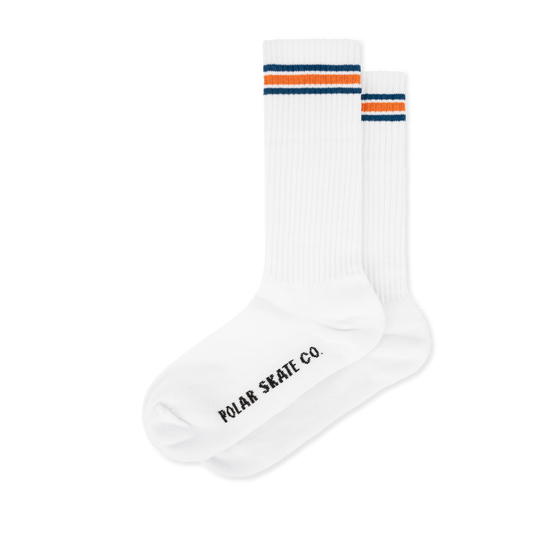 Polar Stripe Rib Sock Long