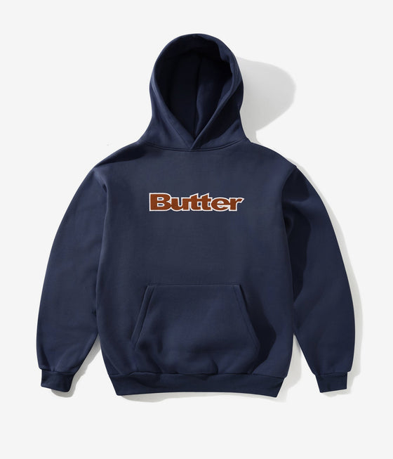 Butter Goods Ripstop Logo Applique Hooded Sweater