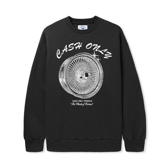 Cash Only Wheels Crewneck