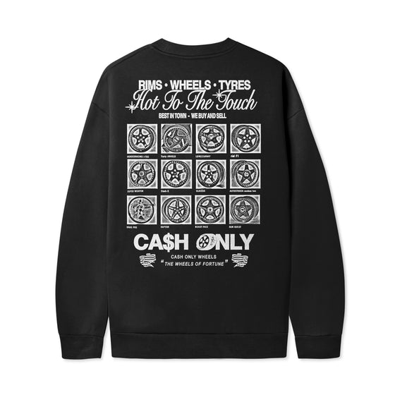 Cash Only Wheels Crewneck