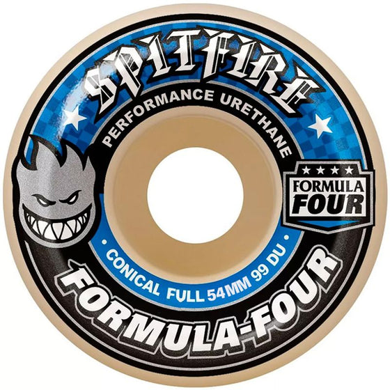 Spitfire Formula Four Conical Full Wheel 99D 54MM