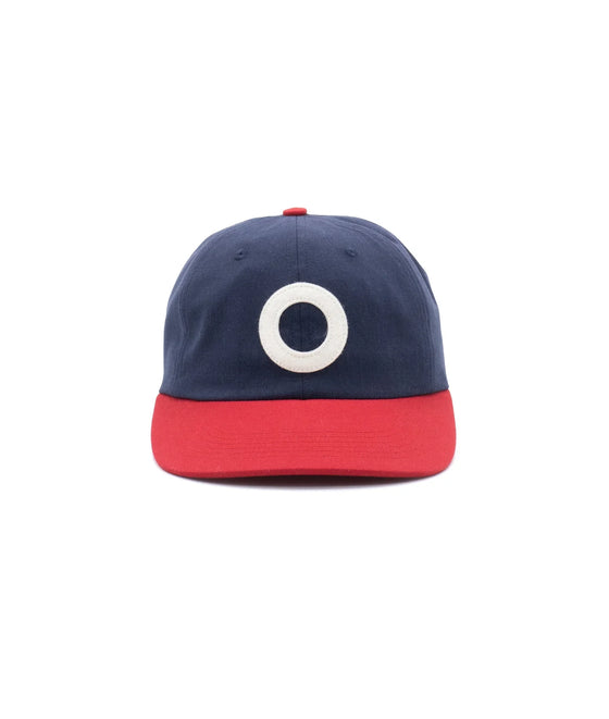 Pop O Six Panel Hat Navy/Goji Berry
