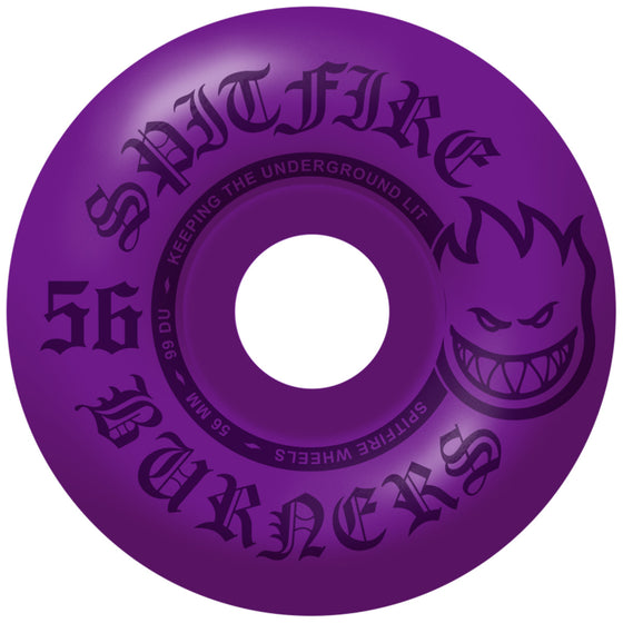 Spitfire Burner Wheels Purple 99D 56MM