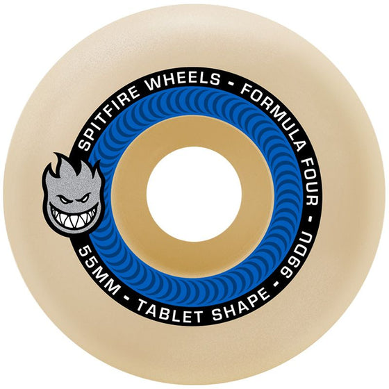 Spitfire Formula Four Tablets Wheel 99D - Blue