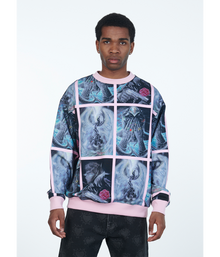  Rassvet x Dian Liang All Over Print Sweatshirt