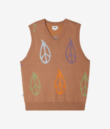 Obey Peaced Sweater Vest