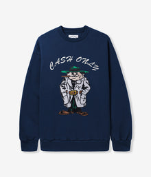  Cash Only Wise Guy Crewneck Sweatshirt